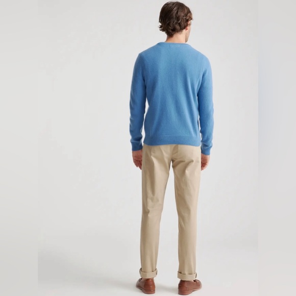 Allen Solly - 100% Cashmere Sweater - Excellent Condition - V-neck -Soft Blue XL - Picture 7 of 12